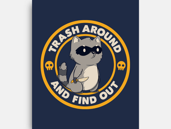 Trash Around Raccoon