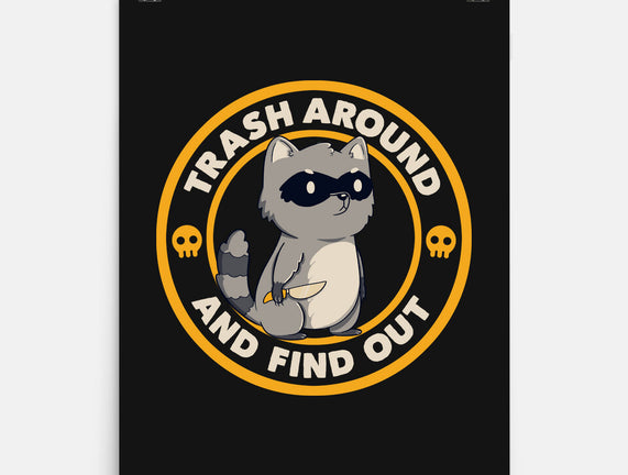 Trash Around Raccoon