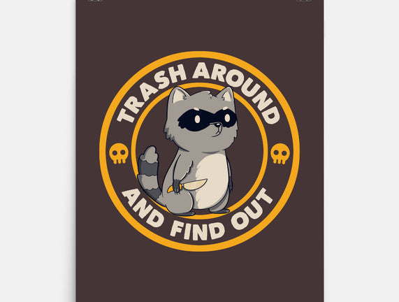 Trash Around Raccoon