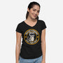 Trash Around Raccoon-Womens-V-Neck-Tee-tobefonseca