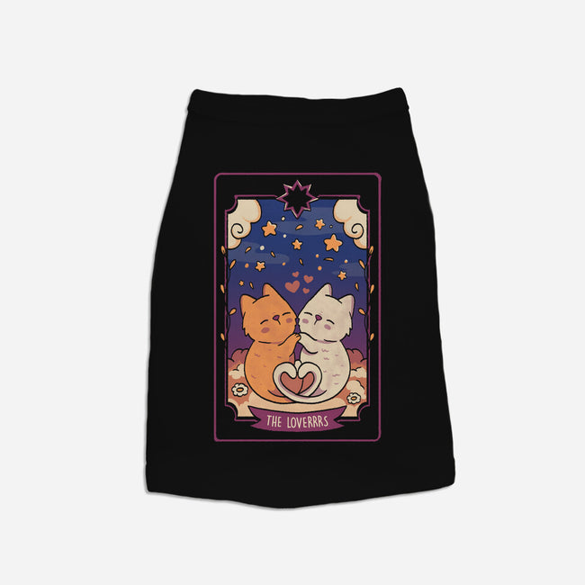 The Lovers Cat Tarot-Dog-Basic-Pet Tank-tobefonseca