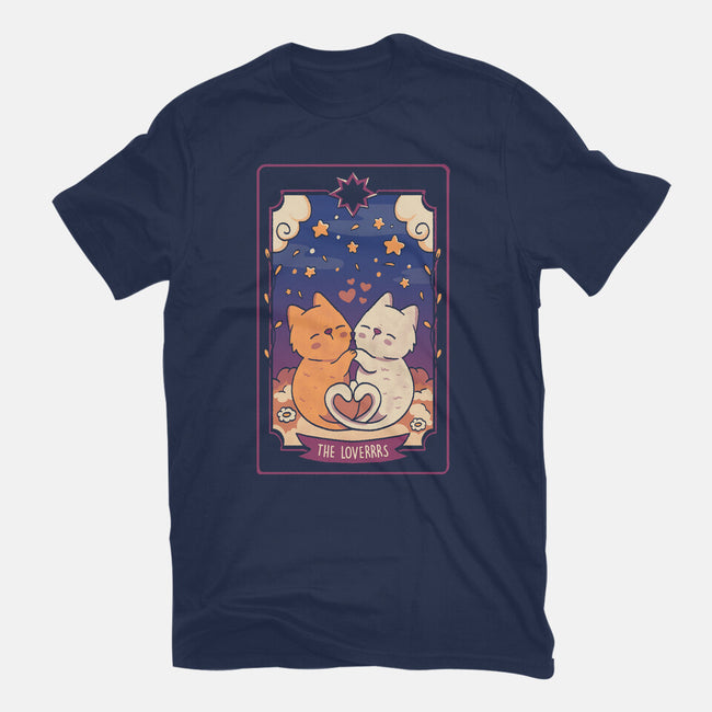 The Lovers Cat Tarot-Womens-Basic-Tee-tobefonseca