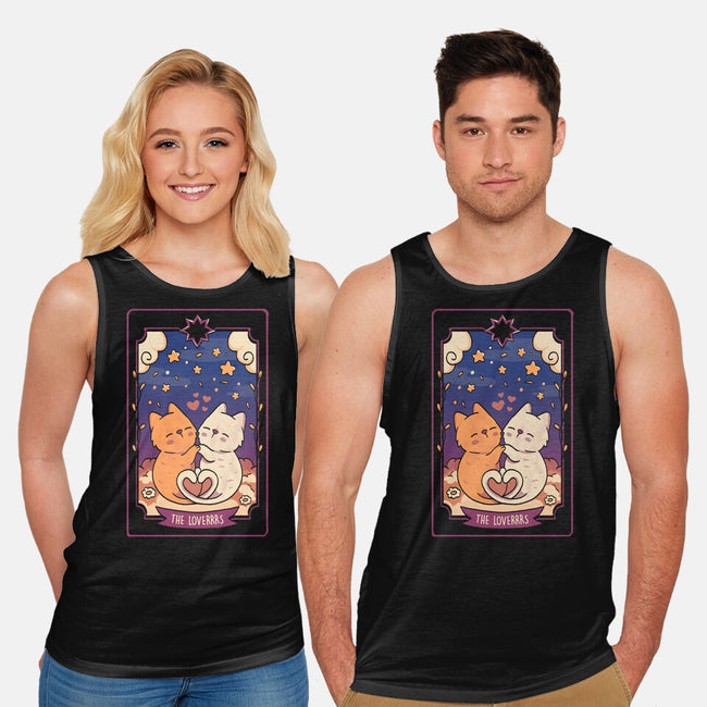 The Lovers Cat Tarot-Unisex-Basic-Tank-tobefonseca