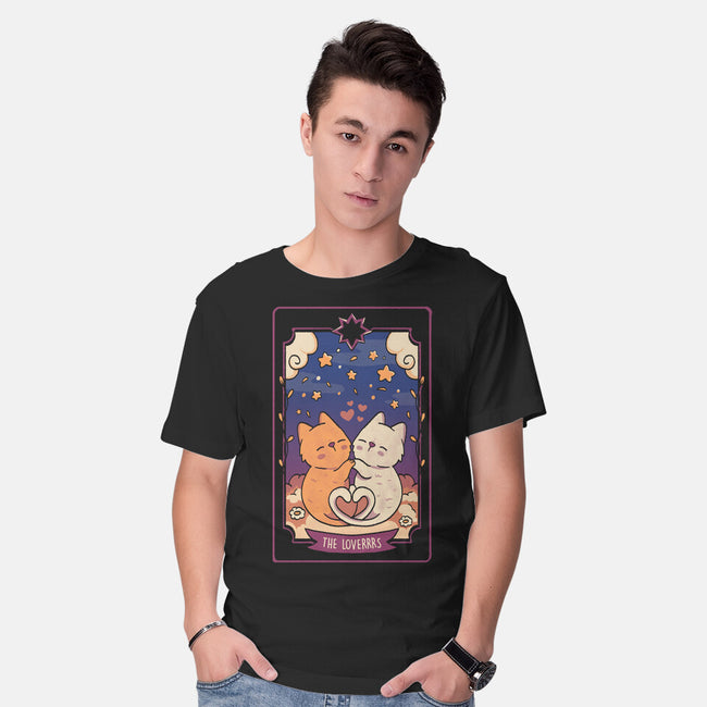 The Lovers Cat Tarot-Mens-Basic-Tee-tobefonseca