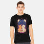 The Lovers Cat Tarot-Mens-Heavyweight-Tee-tobefonseca