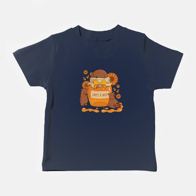 Sweet And Wild Bear-Baby-Basic-Tee-tobefonseca