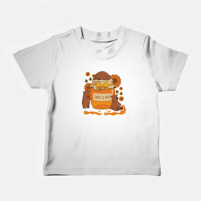 Sweet And Wild Bear-Baby-Basic-Tee-tobefonseca