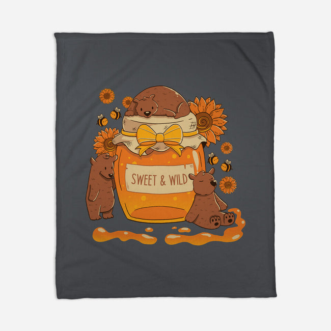 Sweet And Wild Bear-None-Fleece-Blanket-tobefonseca