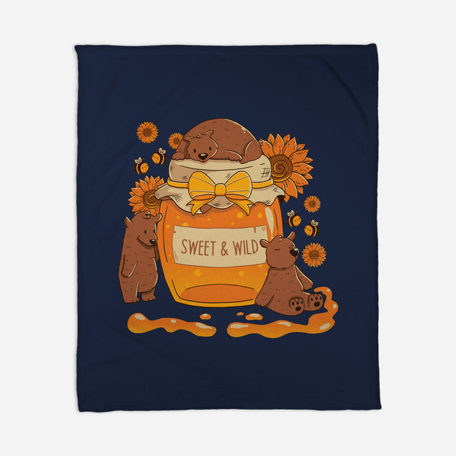 Sweet And Wild Bear-None-Fleece-Blanket-tobefonseca