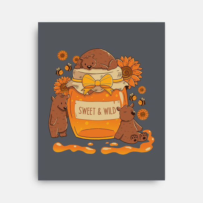 Sweet And Wild Bear-None-Stretched-Canvas-tobefonseca