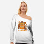 Sweet And Wild Bear-Womens-Off Shoulder-Sweatshirt-tobefonseca