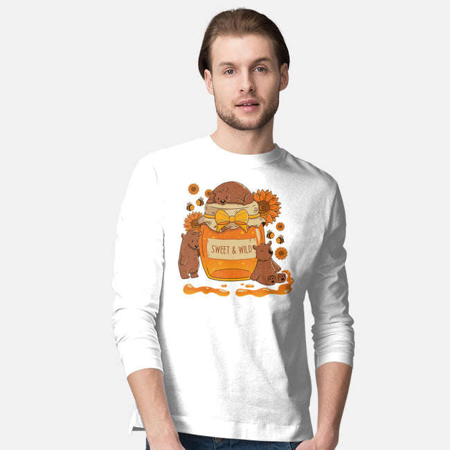 Sweet And Wild Bear-Mens-Long Sleeved-Tee-tobefonseca