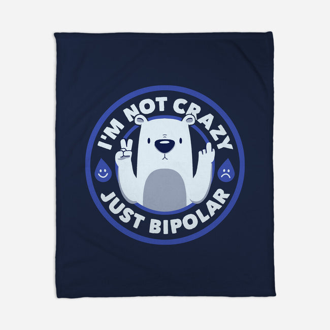 Not Crazy Bipolar Bear-None-Fleece-Blanket-tobefonseca