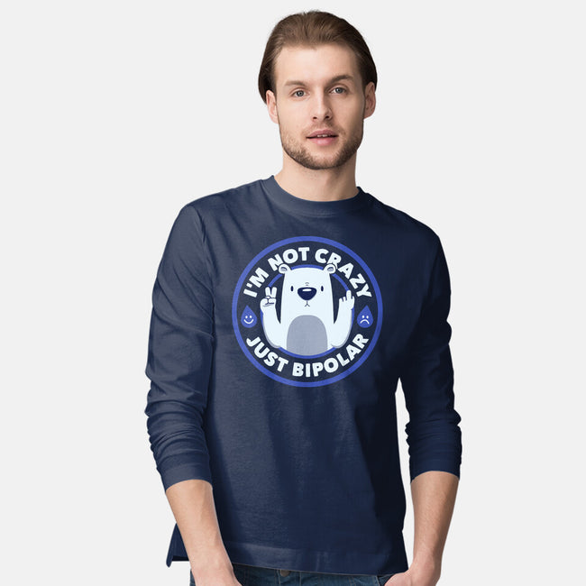 Not Crazy Bipolar Bear-Mens-Long Sleeved-Tee-tobefonseca