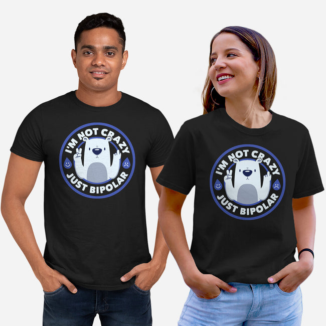 Not Crazy Bipolar Bear-Unisex-Basic-Tee-tobefonseca