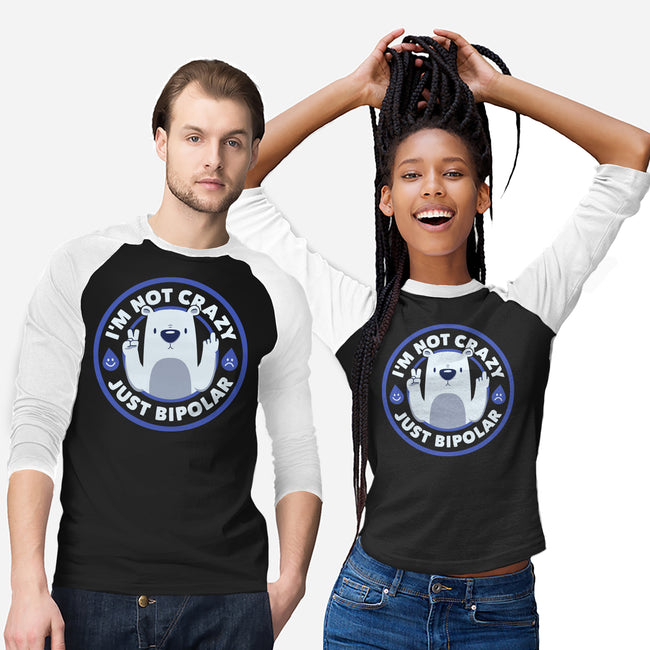 Not Crazy Bipolar Bear-Unisex-Baseball-Tee-tobefonseca