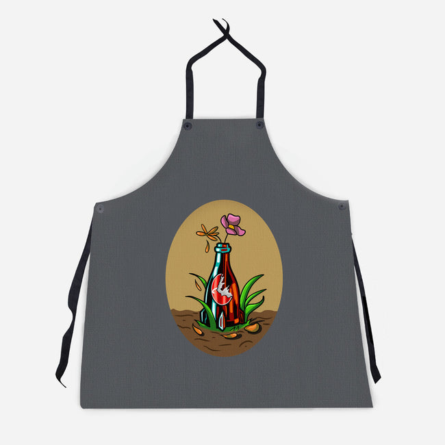 Nuke Flowers-Unisex-Kitchen-Apron-nickzzarto