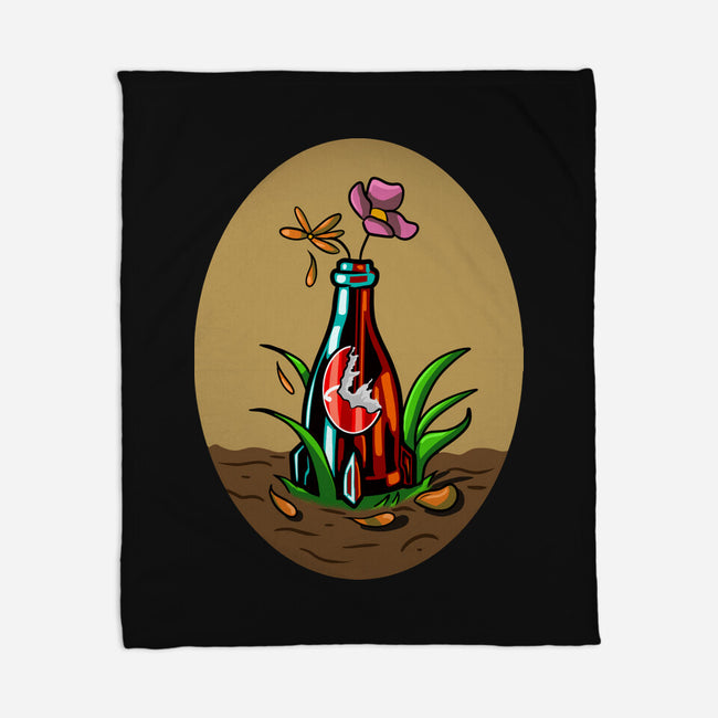 Nuke Flowers-None-Fleece-Blanket-nickzzarto