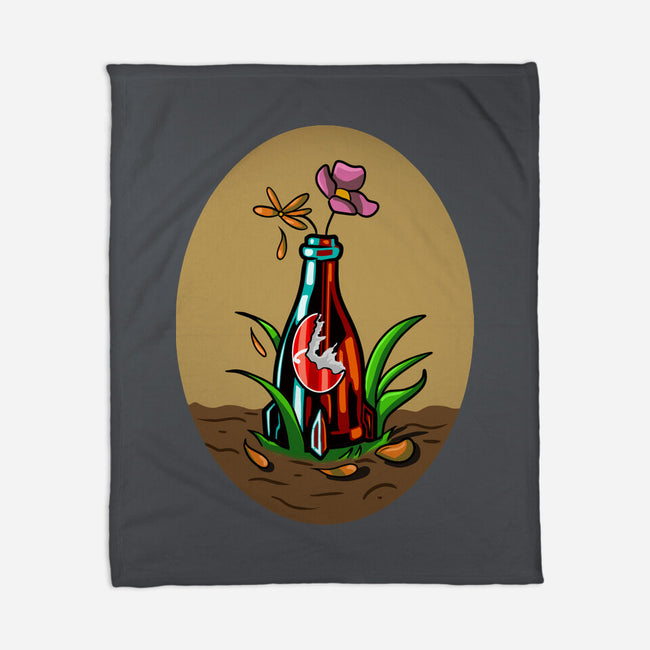 Nuke Flowers-None-Fleece-Blanket-nickzzarto