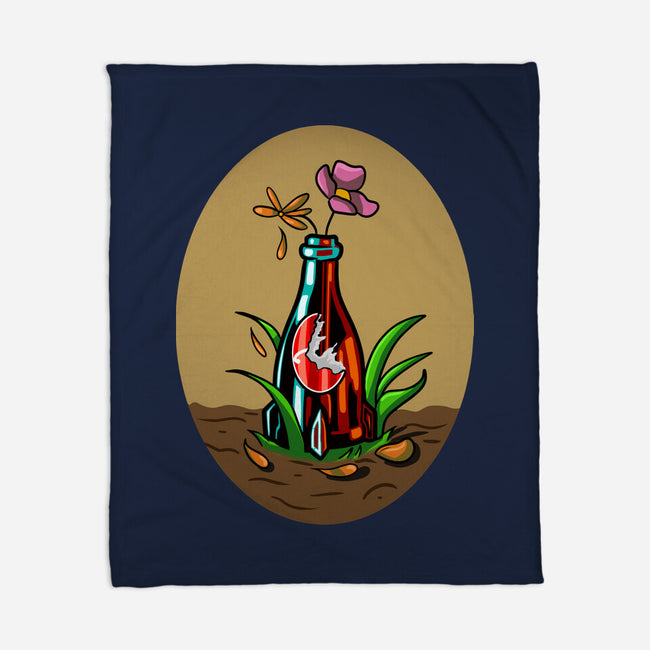 Nuke Flowers-None-Fleece-Blanket-nickzzarto