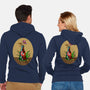 Nuke Flowers-Unisex-Zip-Up-Sweatshirt-nickzzarto