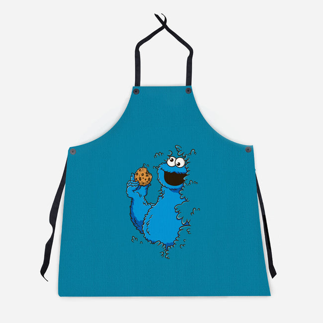 Cookie Bush-Unisex-Kitchen-Apron-Barbadifuoco