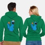 Cookie Bush-Unisex-Zip-Up-Sweatshirt-Barbadifuoco