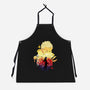 Skull Sunset-Unisex-Kitchen-Apron-dandingeroz