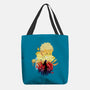 Skull Sunset-None-Basic Tote-Bag-dandingeroz