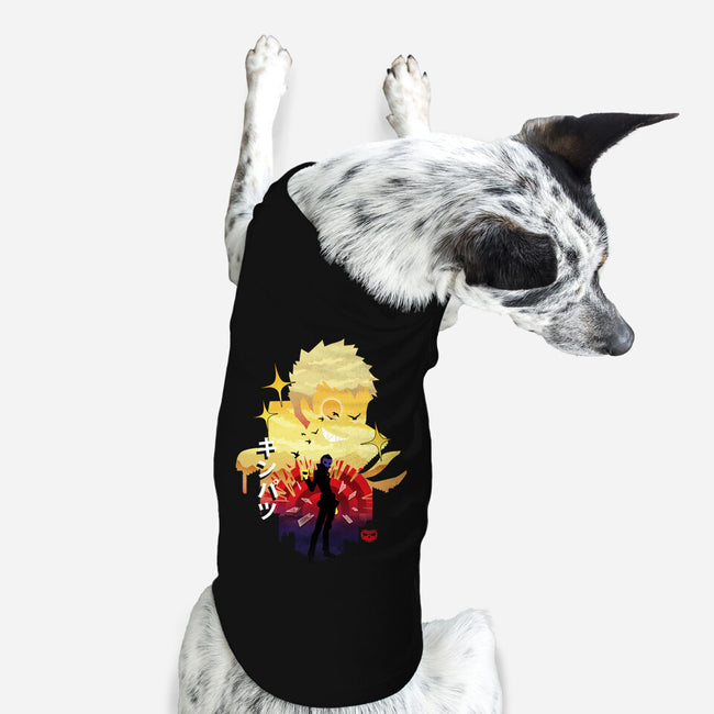 Skull Sunset-Dog-Basic-Pet Tank-dandingeroz