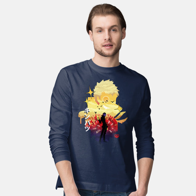 Skull Sunset-Mens-Long Sleeved-Tee-dandingeroz