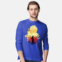 Skull Sunset-Mens-Long Sleeved-Tee-dandingeroz