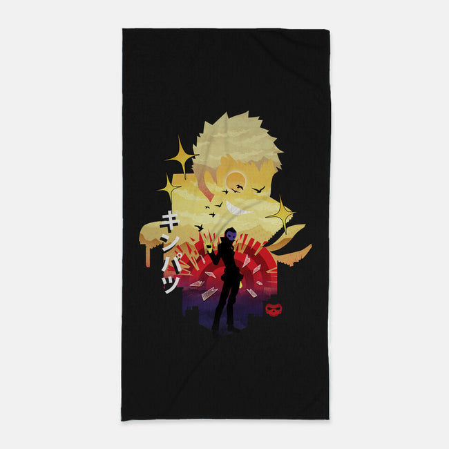 Skull Sunset-None-Beach-Towel-dandingeroz