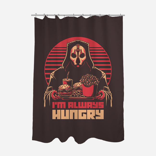 Hungry Space Lord-None-Polyester-Shower Curtain-Studio Mootant