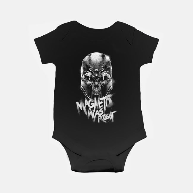 Magnetically Correct-Baby-Basic-Onesie-Bo Bradshaw