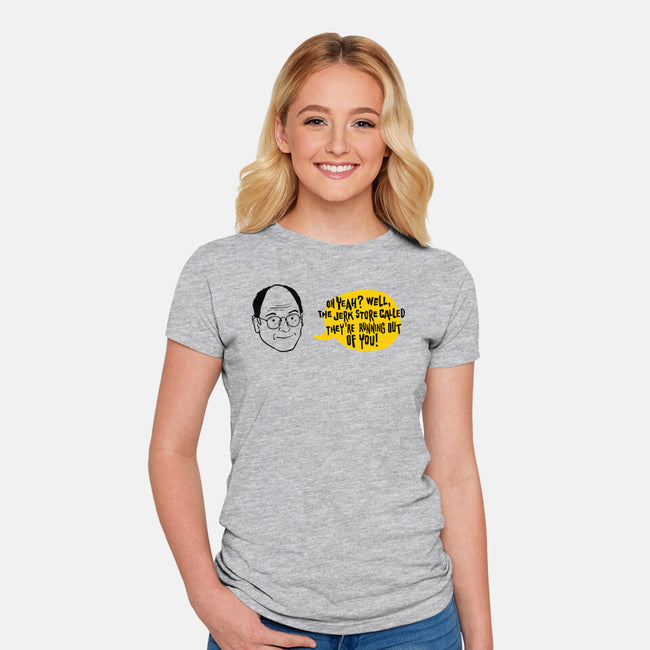 The Jerk Store Called-Womens-Fitted-Tee-nathanielf