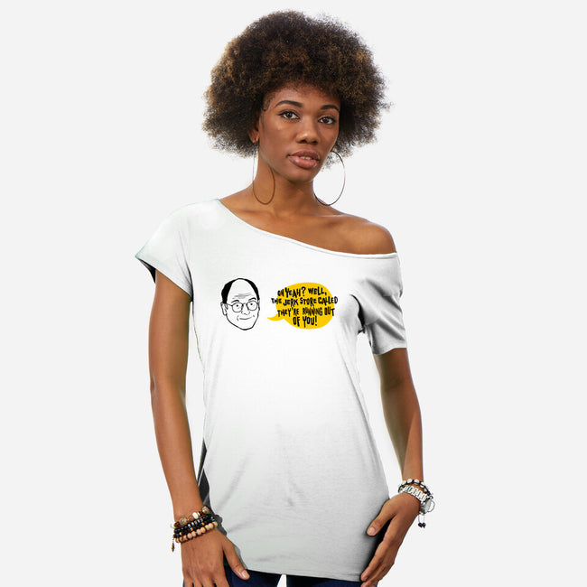 The Jerk Store Called-Womens-Off Shoulder-Tee-nathanielf