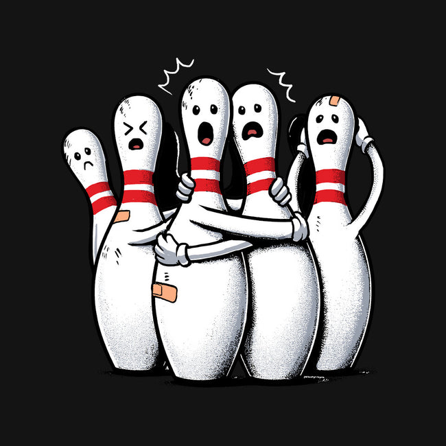 Panic At The Bowling Alley-Mens-Heavyweight-Tee-GoshWow