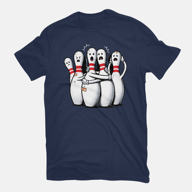 Panic At The Bowling Alley-Womens-Basic-Tee-GoshWow