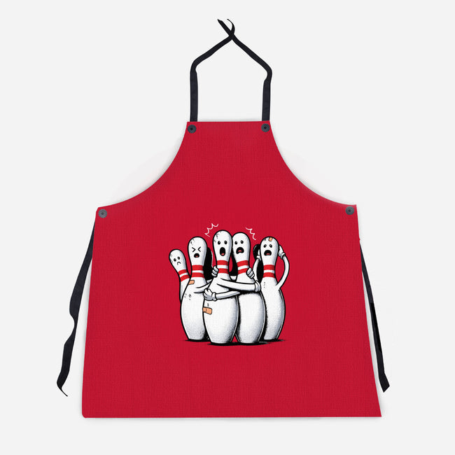 Panic At The Bowling Alley-Unisex-Kitchen-Apron-GoshWow