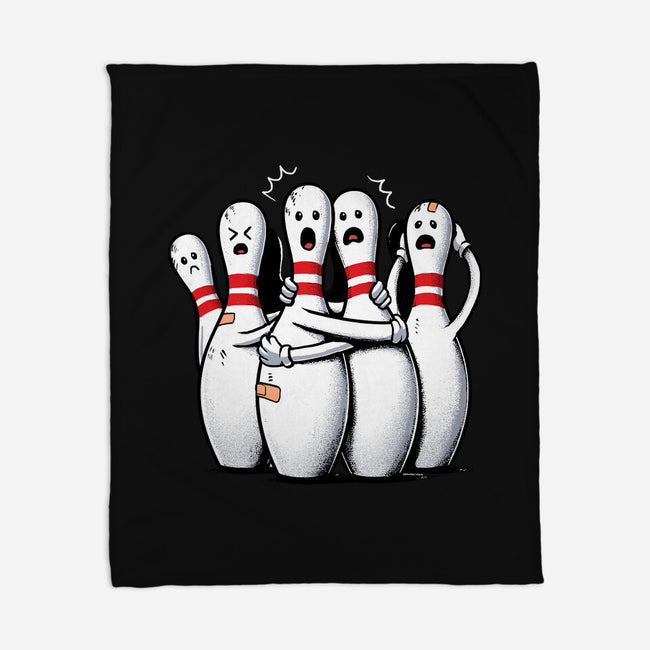 Panic At The Bowling Alley-None-Fleece-Blanket-GoshWow