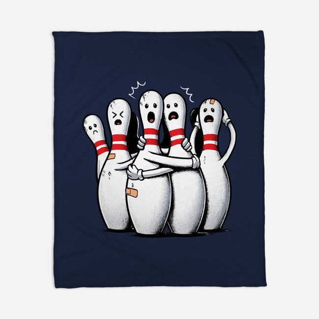 Panic At The Bowling Alley-None-Fleece-Blanket-GoshWow