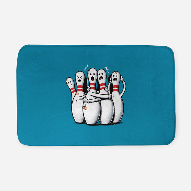 Panic At The Bowling Alley-None-Memory Foam-Bath Mat-GoshWow