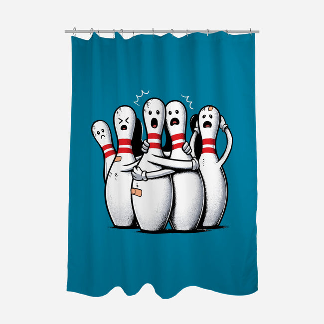 Panic At The Bowling Alley-None-Polyester-Shower Curtain-GoshWow