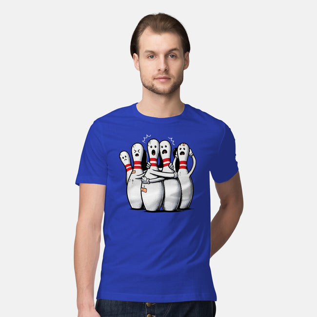 Panic At The Bowling Alley-Mens-Premium-Tee-GoshWow