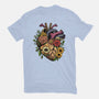 Bloomin Heart-Womens-Fitted-Tee-GoshWow