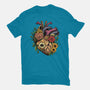 Bloomin Heart-Womens-Fitted-Tee-GoshWow