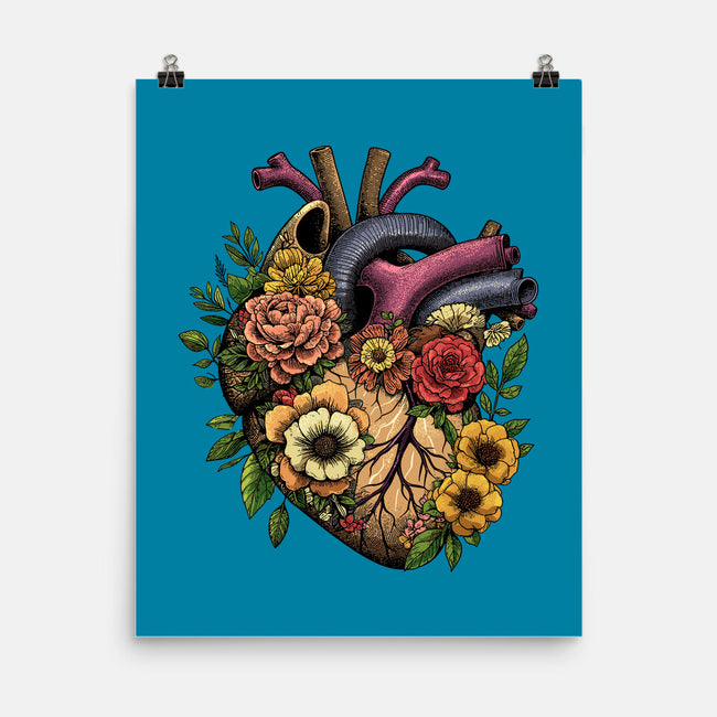 Bloomin Heart-None-Matte-Poster-GoshWow