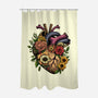 Bloomin Heart-None-Polyester-Shower Curtain-GoshWow