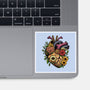 Bloomin Heart-None-Glossy-Sticker-GoshWow